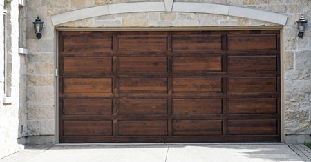 Wood garage door Phoenix